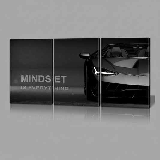 Mindset Is Everything - Lamborghini Set 3 Pieces