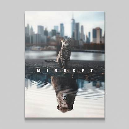 Mindset Motivational Canvas Art Wall Decor