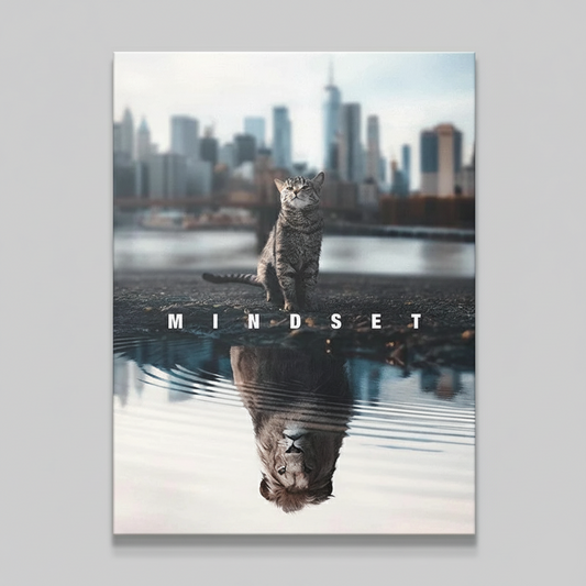 Mindset Motivational Canvas Art Wall Decor